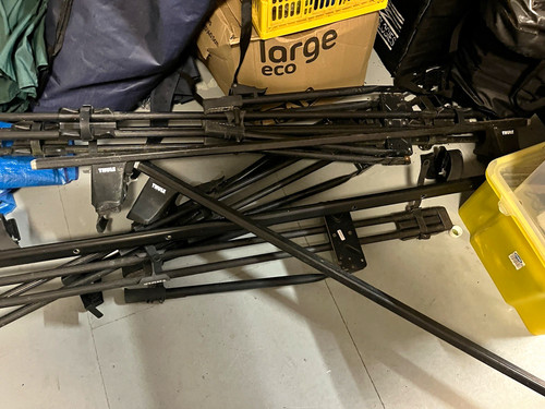 Thule car roof bars and - , bike