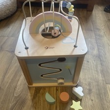 Wooden Activity Cube
