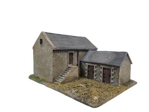 Resin hay barn diorama - barn, n