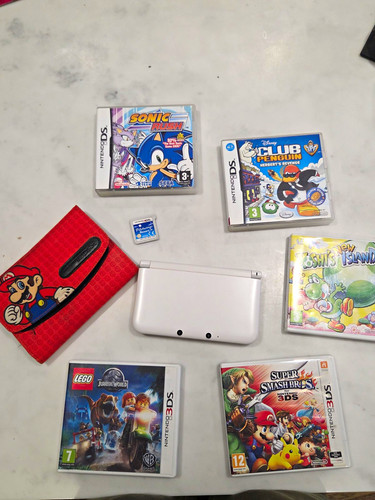 Nintendo 3ds white 5 - nintendo, xl