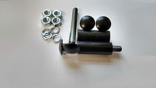  Black Bumper Bolts for Escort