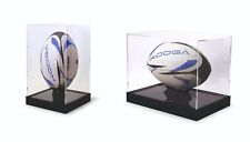 Rugby League Ball Display Case Signed Rugby Ball Stand Horizontal Vertical Hold