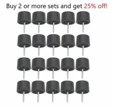 20 x Rubber Door Stops Large