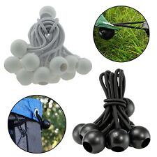 40 x 4" Bungee Ball Elastic Cord Loop Shock Cord Toggle Ties, Tarp Tent Canopy