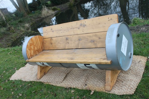 British industrial oil drum - industrial,