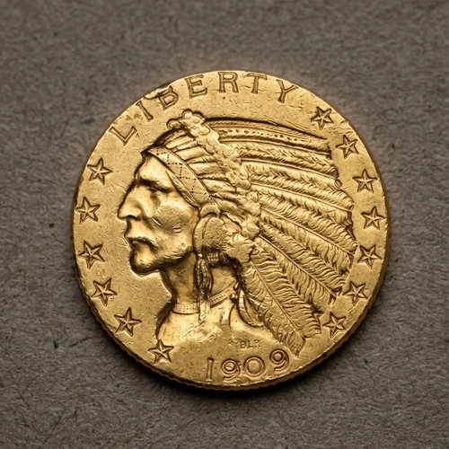 1909 dollar indian head - indian,