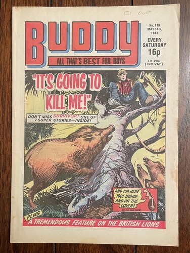 Buddy comic 83 football - buddy, 14/05/83