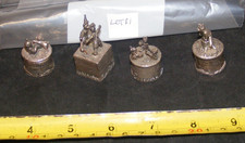 Silver scenes trinket boxes - silver,