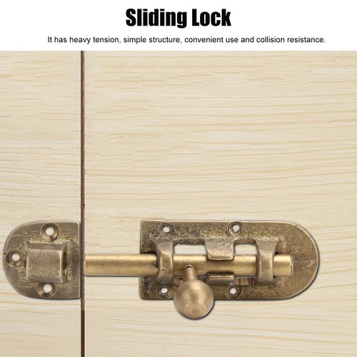 Vintage brass door latch - door,