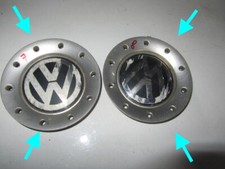 VW POLO GENUINE CENTRE CAP HUB SILVER WHEEL CAP ORIGINAL 39K MILES