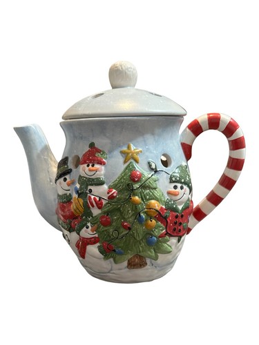 Yankee candle snowmen teapot - candle,