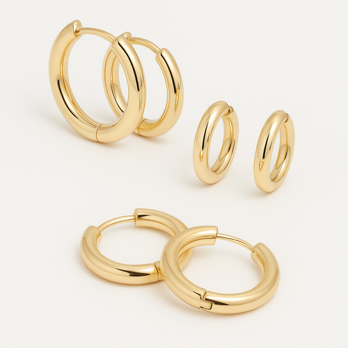 9ct gold silver sleeper - silver,