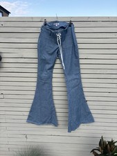 Womens Rat And Boa Denim Flare
