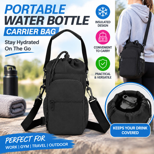 Portable water bottle - water,