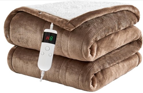 Heated throw 130x160cm - heated,
