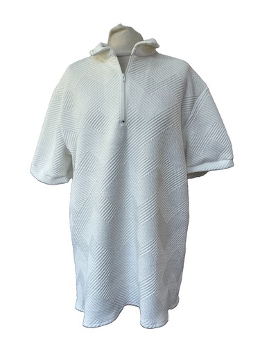 White collared thick shirt - thick,