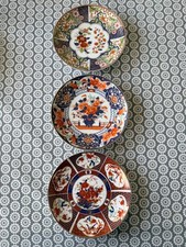 Set of 3 Japanese Imari Style