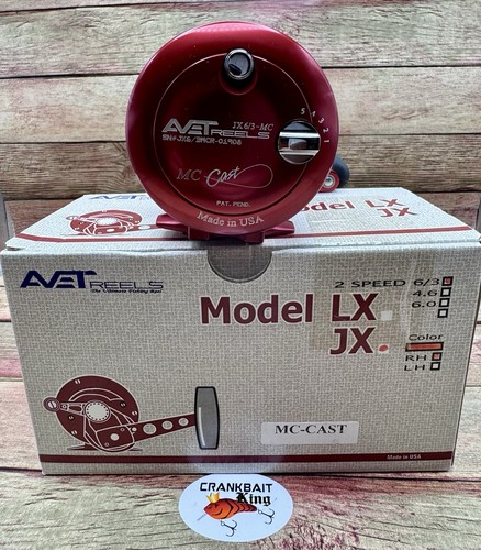 Avet cast red lever - jx, 6/3