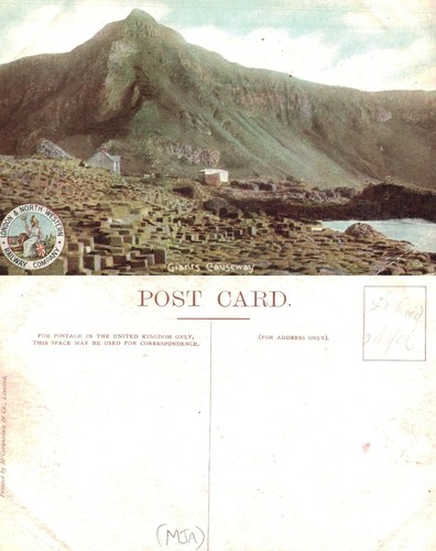 Vintage postcard giant - vintage, giant's
