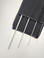 6' 2wt 4pc Fiberglass Fly Rod Blank - Transparent White