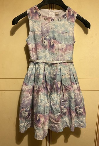 Unicorn dress 10yrs - dress,