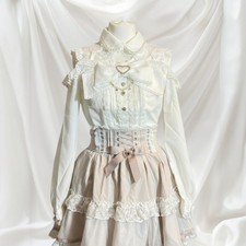Liz Lisa open shoulder ruffle blouse Jirai Kei style Jfashion