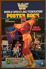 Wwf poster book 1991 - book, hulk
