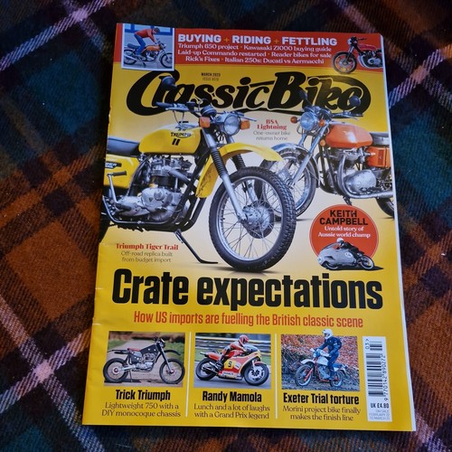 Classic bike magazine march - magazine,