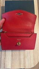 Mulberry Darley cosmetic purse / pouch in red - brand new 