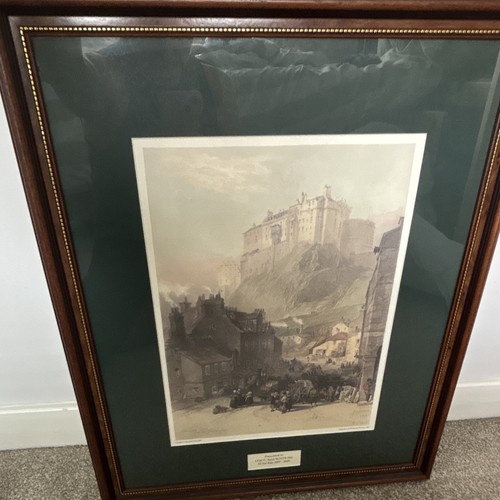 Framed edinburgh castle - framed, print