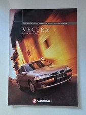 Original Vauxhall Vectra Sales Brochure 1998 VGC Inc.V6 SuperTouring
