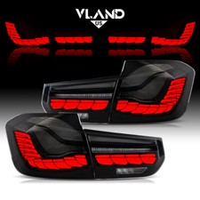 VLAND GTS LED Rear Tail Lights w/Sequential For 2012-18 BMW 3 Series F30 F35 F80