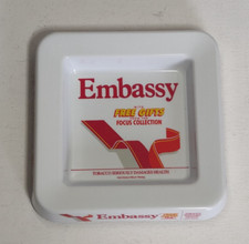 Vintage Embassy Focus Collection Melamine Ashtray Home Bar Man Cave Pub Smoking