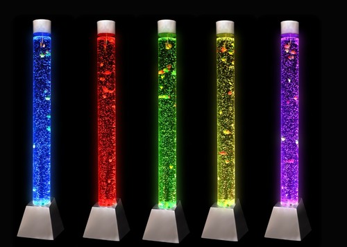 Round bubble tube with colour - round,