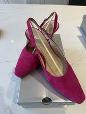 Gabor Suede Slingback Heels