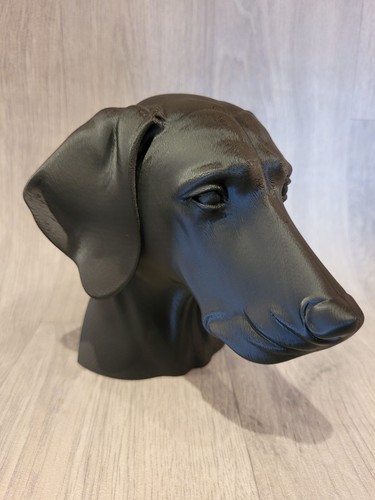 Doberman bust ornament - doberman, dog