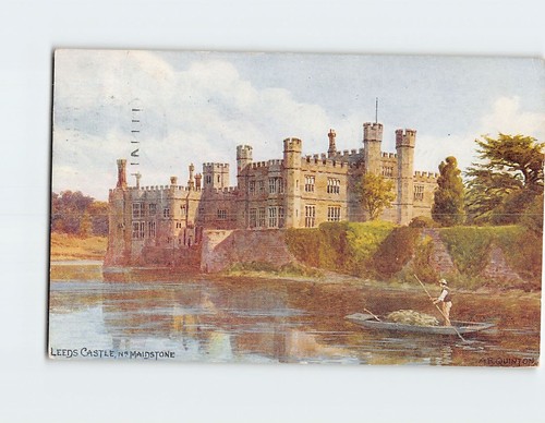 Postcard leeds castle - postcard,
