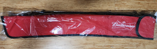 Red budweiser pool cue - pool,