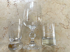 THREE MASONIC GLASSES AS SHOWN