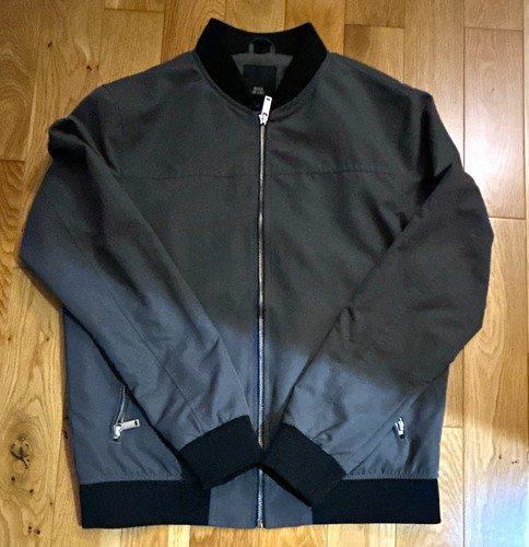 River island men grey bomber - river,