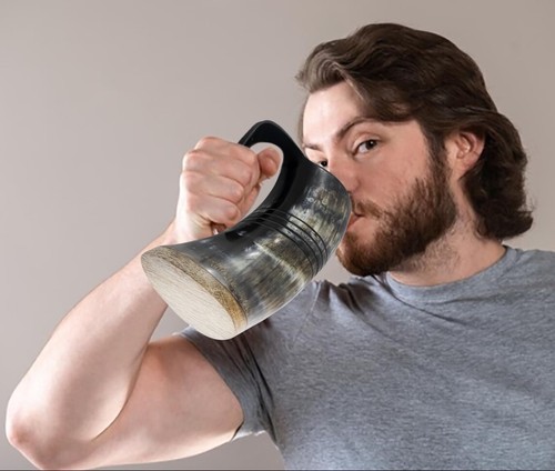 Viking tankard drinking - oz,