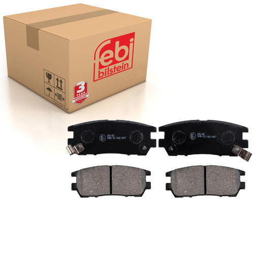 Rear brake pads pajero set - rear,