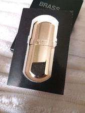 Brass No 5 Flat Trench Petrol  Lighter VINTAGE - OLD STOCK A -