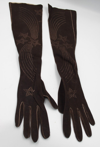 Vintage brown suede - vintage,