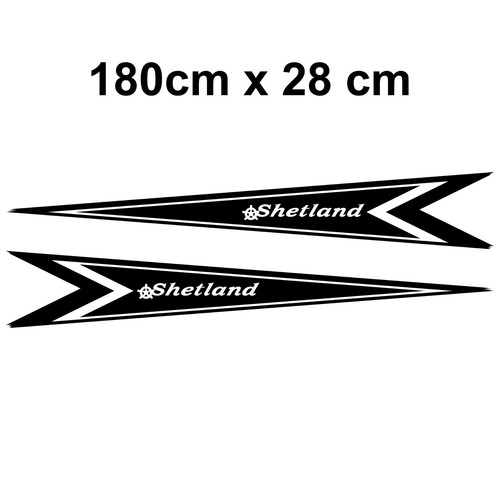 Shetland boat graphics decals - shetland,