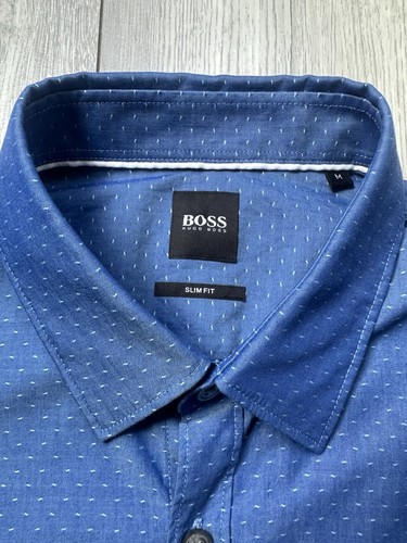 Boss slim fit cotton polka - cotton,