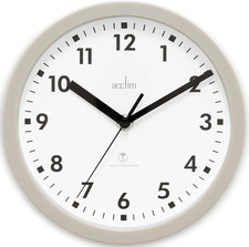 Acctim 74667 Nardo 20Cm Radio Controlled Grey Wall Clock
