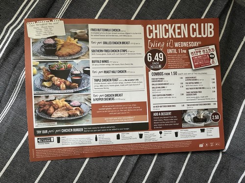 Wetherspoons chicken club - wetherspoons,