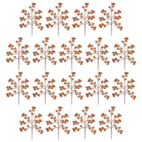 18pc artificial picks berries - 18pc,