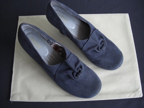Hotter donna suede shoes - suede, 8